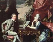 John Singleton Copley mr.and mrs.ralph lzard(alice delancey) painting